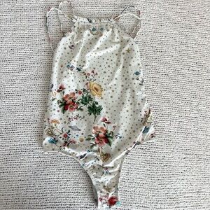 [FARM Rio] Floral Star Print One-Piece Swimsuit